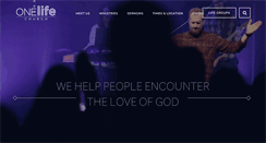 Desktop Screenshot of onelifechurchalexandria.com